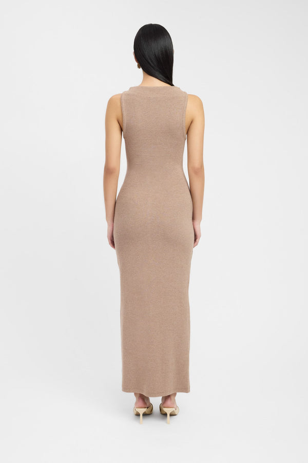Kookai Violet Dress Hazelnut Marle