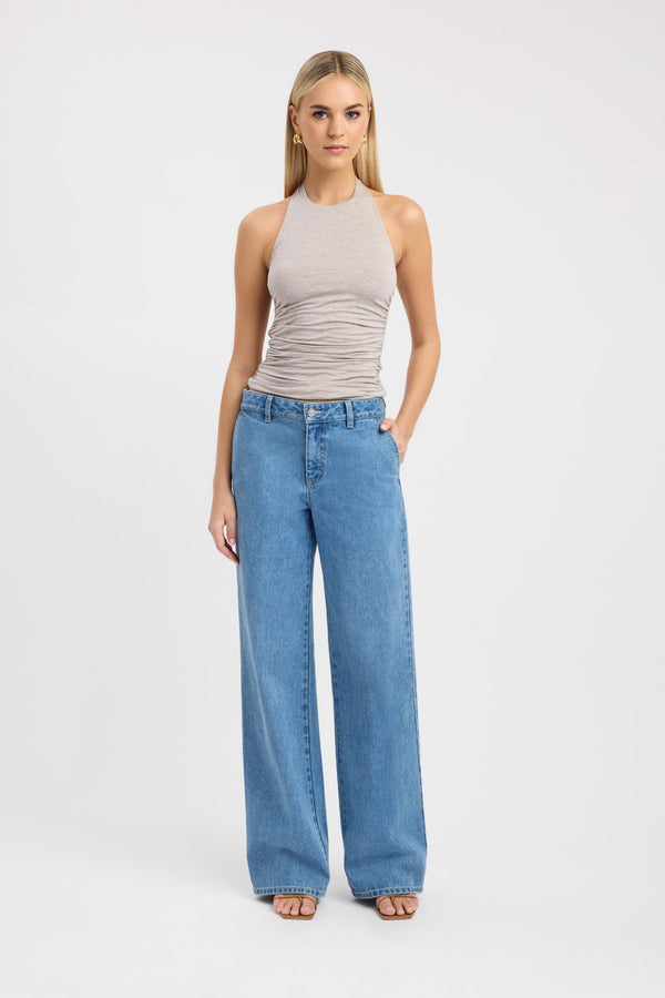 kookai Violet Top Oak Marle