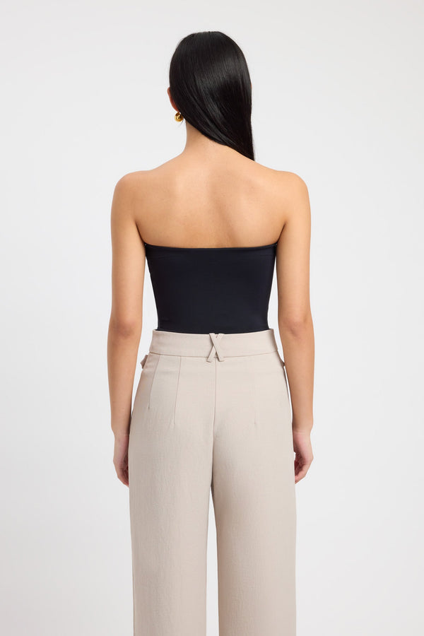 Kookai Vita Strapless Top Black