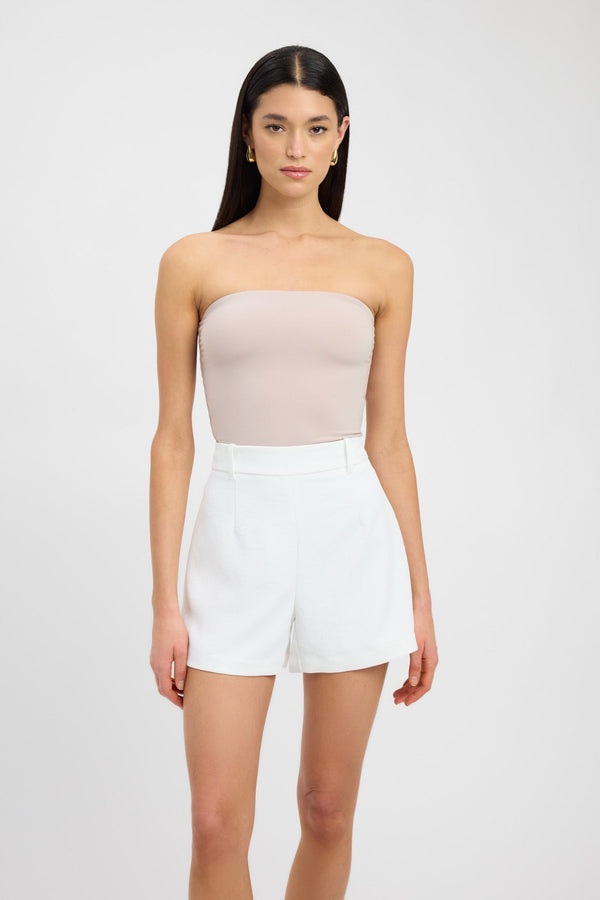 Kookai Vita Strapless Top Mushroom