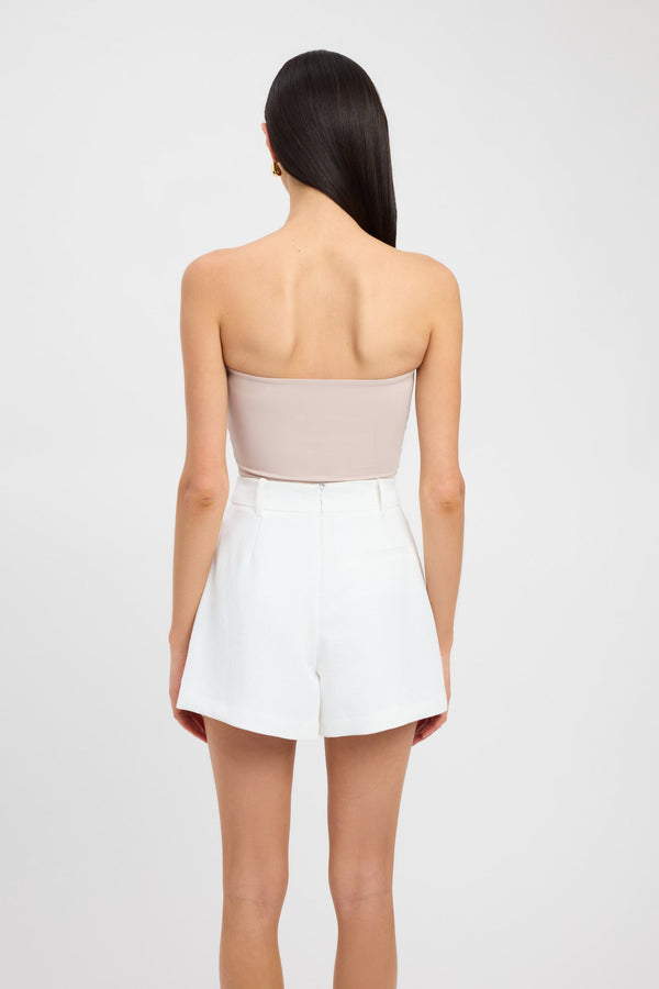 Kookai Vita Strapless Top Mushroom