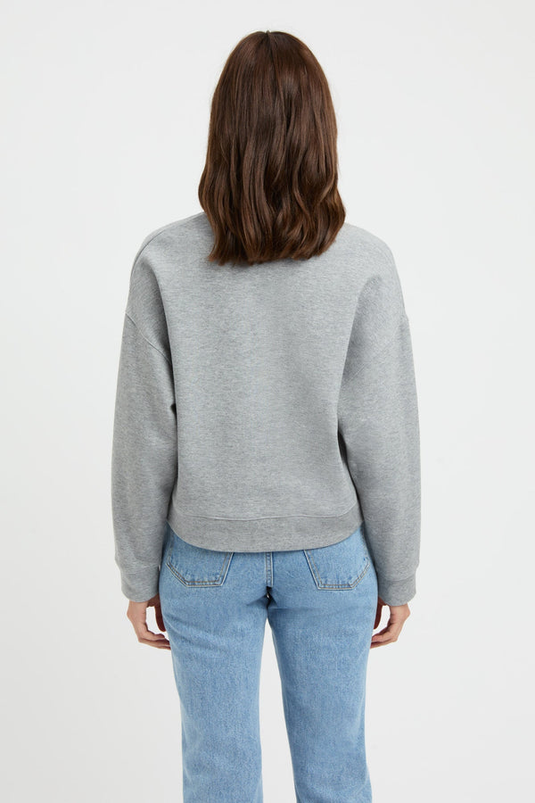 Kookai Vivien Bind Sweater Light Grey Marle