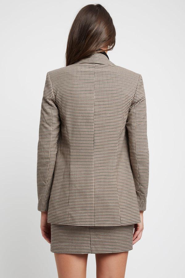Kookai Watson Check Blazer Multi