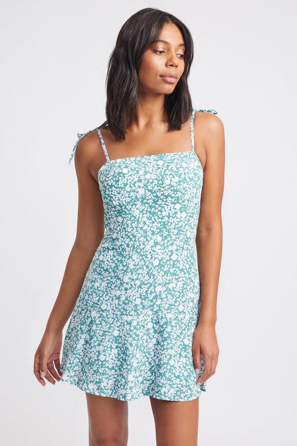 kookai Wilshire Mini Tie Dress Multi