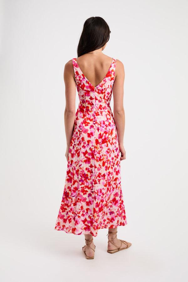 Kookai Xanthe Midi Dress Multi