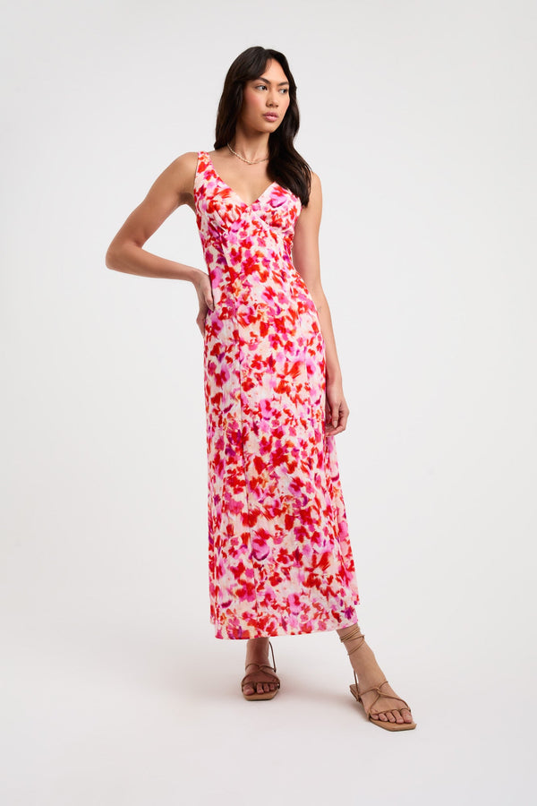 kookai Xanthe Midi Dress Multi