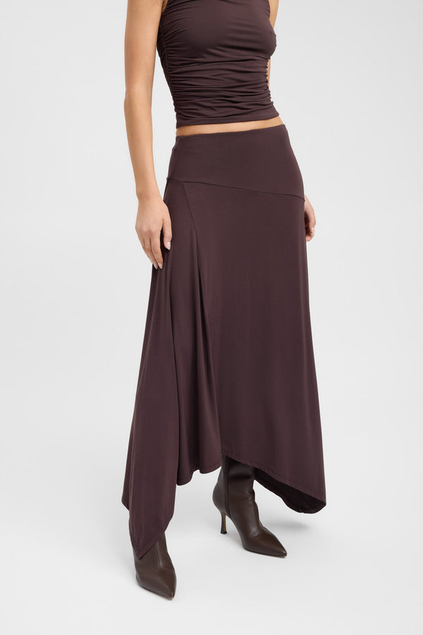 Kookai Zali Skirt Mahogany