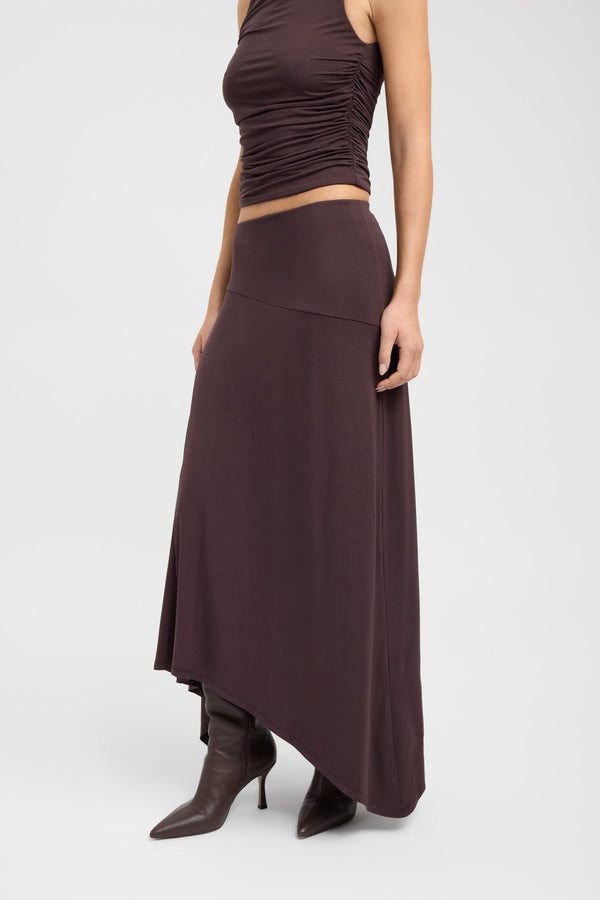Kookai Zali Skirt Mahogany