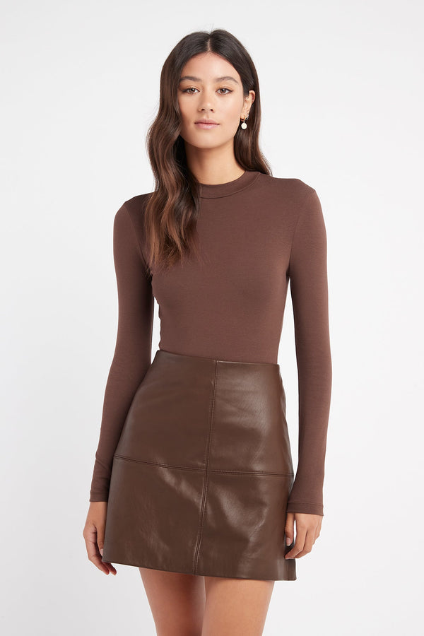 kookai Zara Bodysuit Brunette