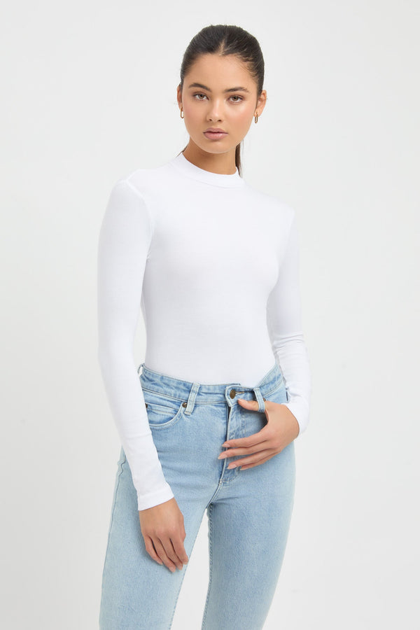 kookai Zara Bodysuit White