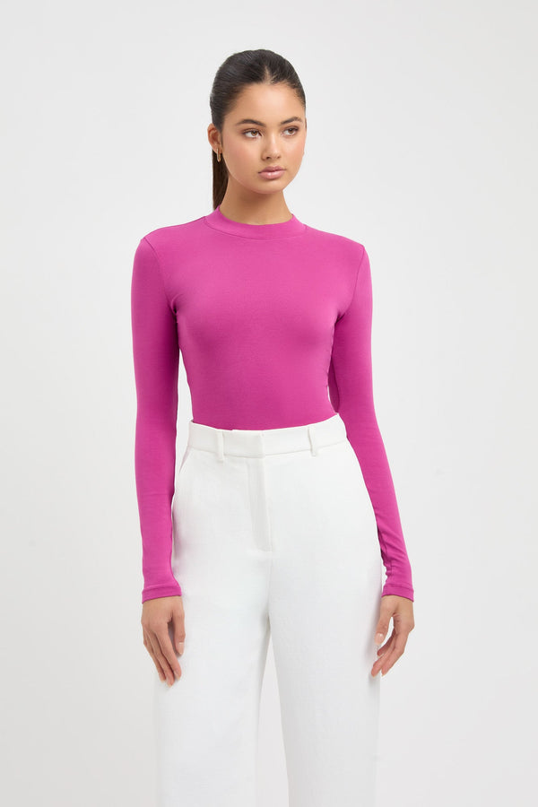 kookai Zara Bodysuit Wild Viola