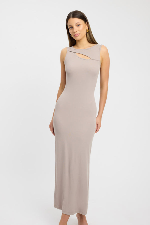 Kookai Zara Maxi Dress Ash Grey