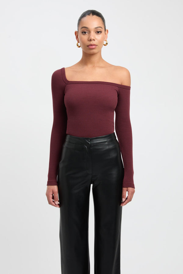Kookai Zila Merino Wool Top Port Royal