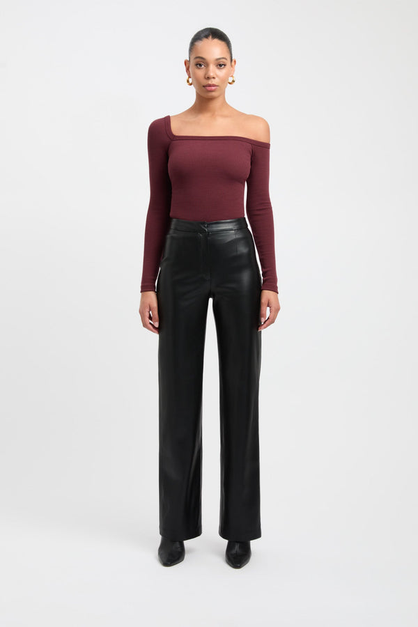 kookai Zila Merino Wool Top Port Royal