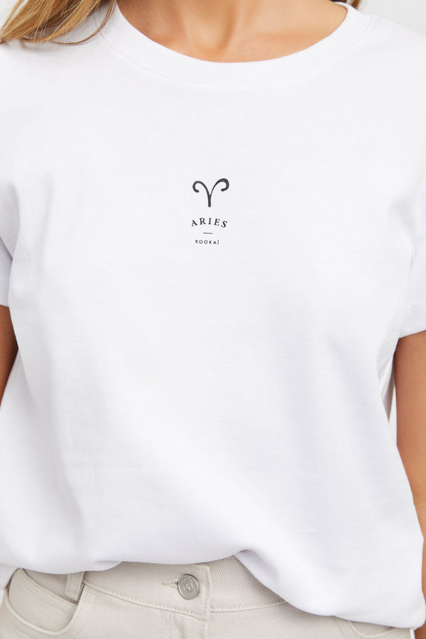 Kookai Zodiac Tee - Aries Aries