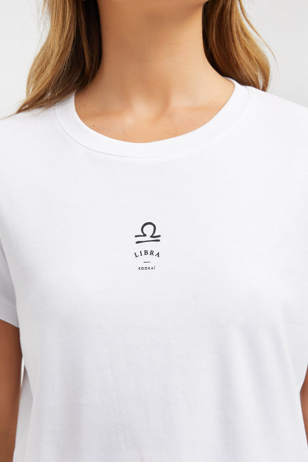 Kookai Zodiac Tee - Libra Libra