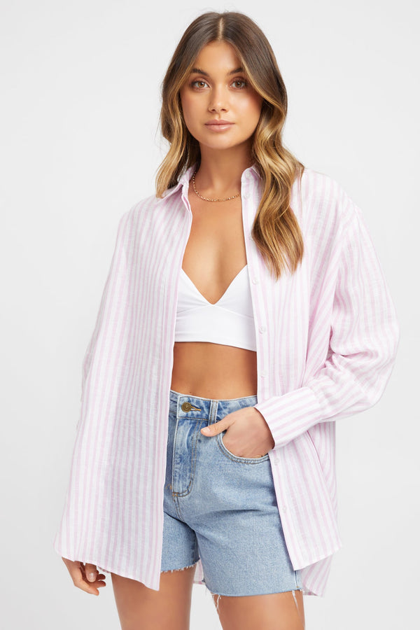 kookai Zoe Oversized Shirt Multi