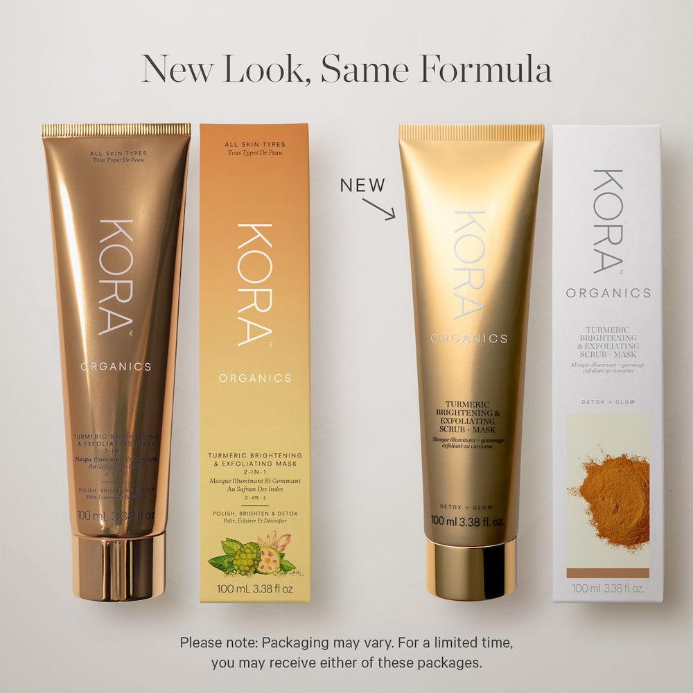 Kora Organics Turmeric Brightening & Exfoliating Scrub + Mask