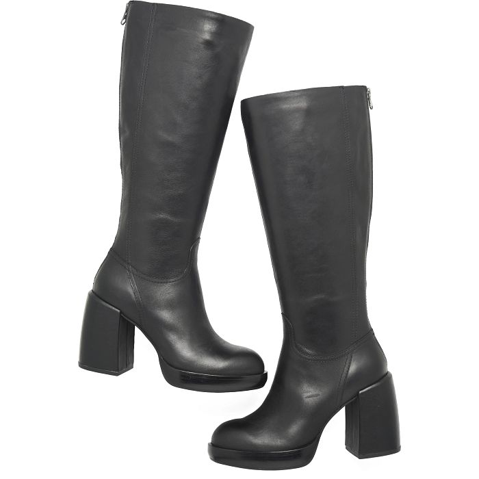 Kork Ease Anny Black Full Grain