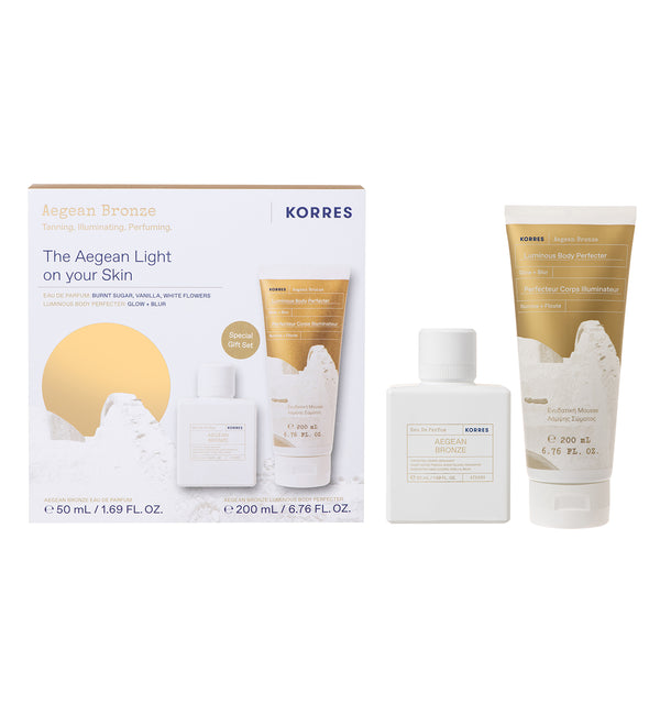 Korres Aegean Bronze Eau De Parfum + Luminous Body Perfecter ($91 Value)
