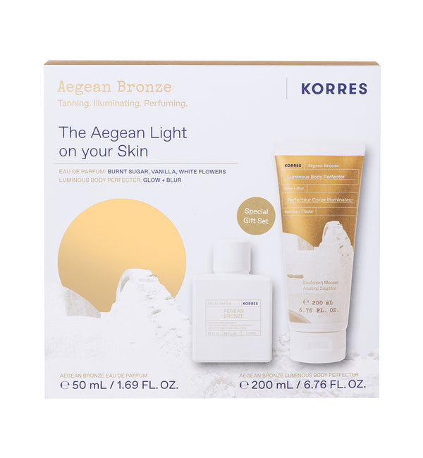 Korres Aegean Bronze Eau De Parfum + Luminous Body Perfecter ($91 Value)