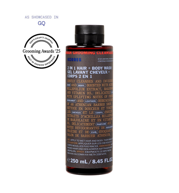 korres 2-in-1 Hair + Body Wash for Men