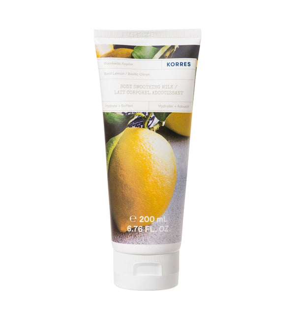 korres Body Smoothing Milk Basil Lemon