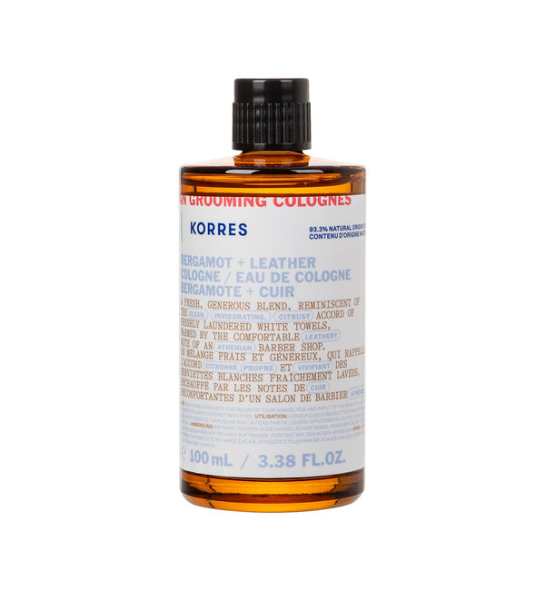 korres Eau de Cologne Bergamot + Leather for Men
