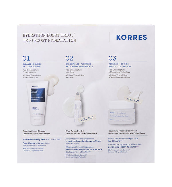Korres Greek Yoghurt Hydration Boost Trio ($92 Value)