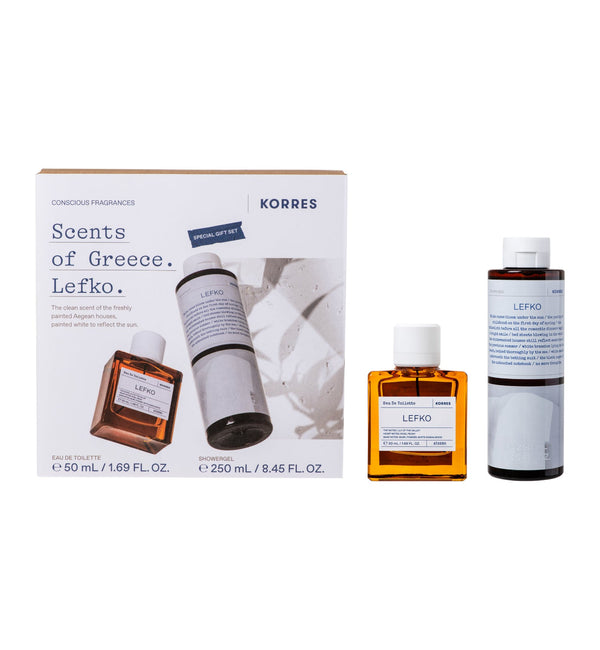 Korres Lefko Eau De Toilette + Shower Gel ($81 Value)