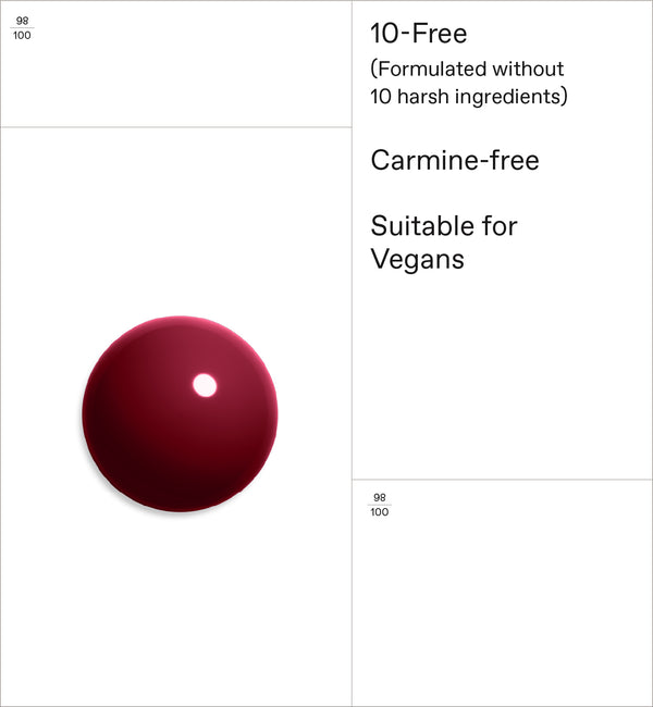 Korres No No Nail Polish Wine Red