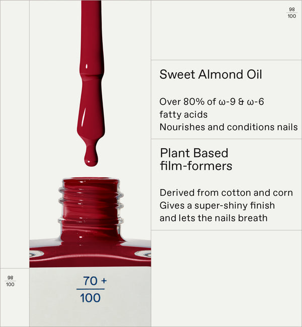 Korres No No Nail Polish Wine Red