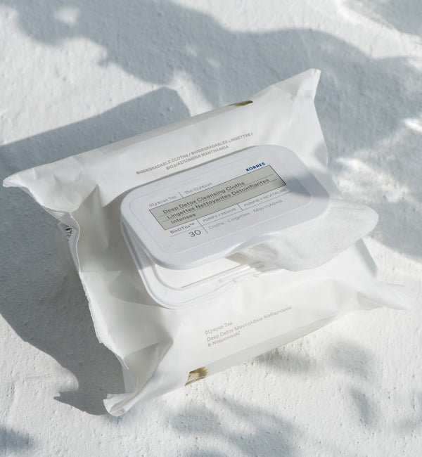 Korres Olympus Tea Deep Detox Cleansing Cloths