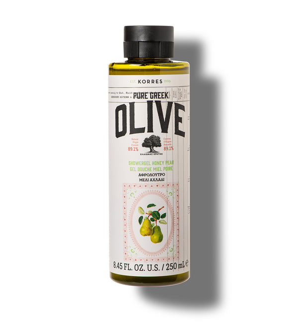 korres Pure Greek Olive Shower Gel Honey Pear