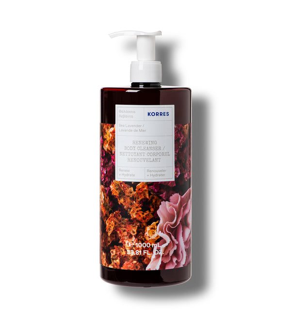 korres Renewing Body Cleanser Sea Lavender 1 Liter