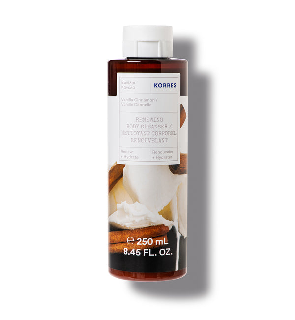 korres Renewing Body Cleanser Vanilla Cinnamon