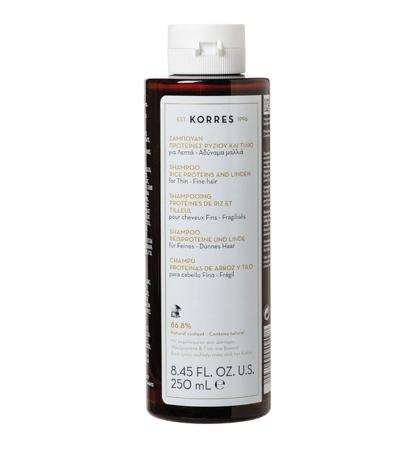 korres Rice Proteins + Linden Shampoo