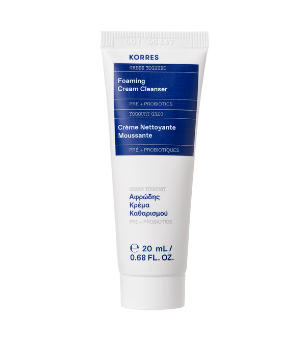 korres Mini Greek Yoghurt Foaming Cream Cleanser 20ML