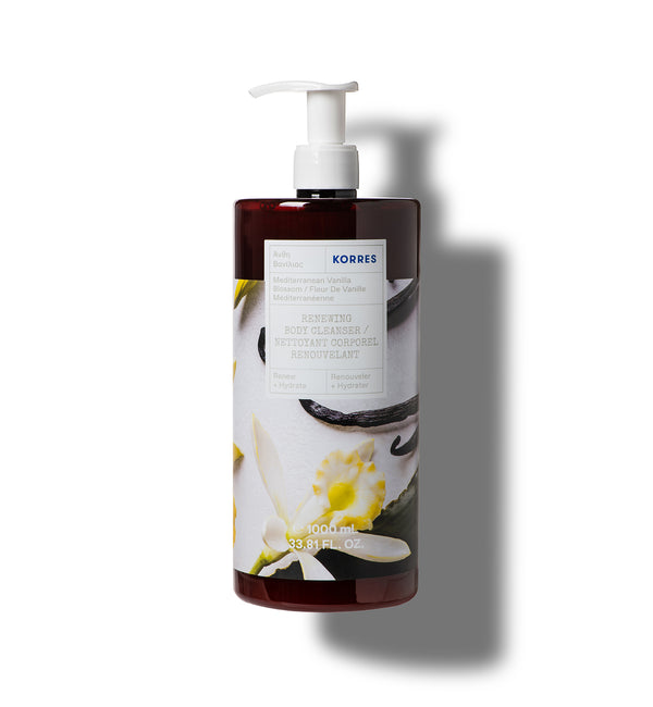 korres Renewing Body Cleanser Mediterranean Vanilla Blossom 1 Liter