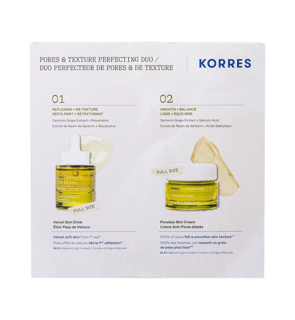 Korres Santorini Grape Pores & Texture Perfecting Duo ($96 Value)