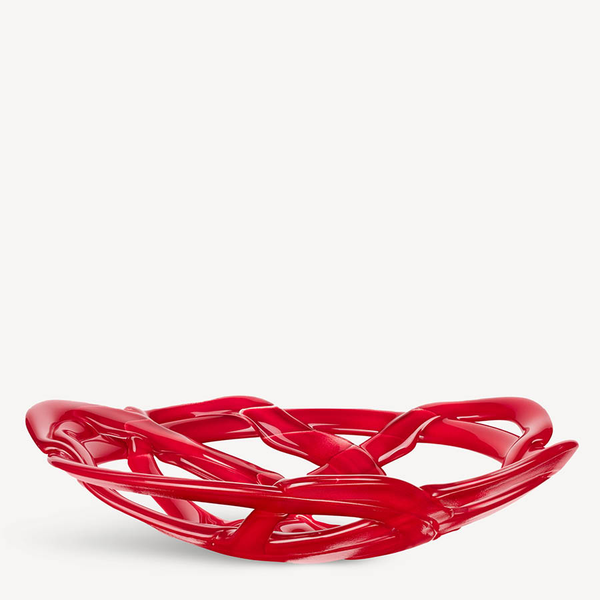 kosta boda Basket Bowl Large Red