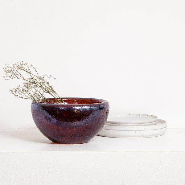 Kosta Boda Beans Bowl Golden Brown