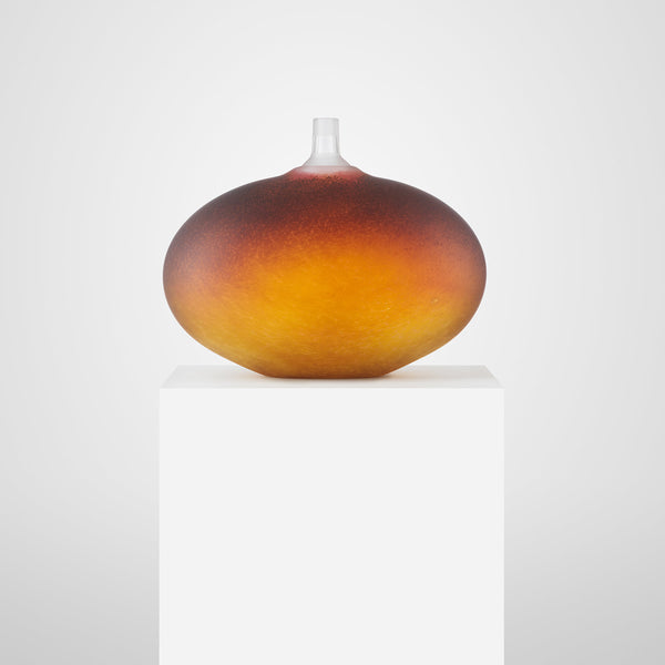 Kosta Boda Beans Golden Brown Satin