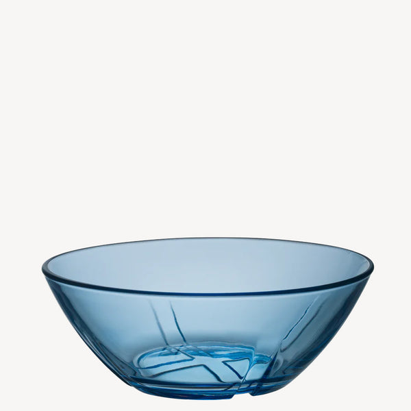 kosta boda Bruk Blue Bowl Small