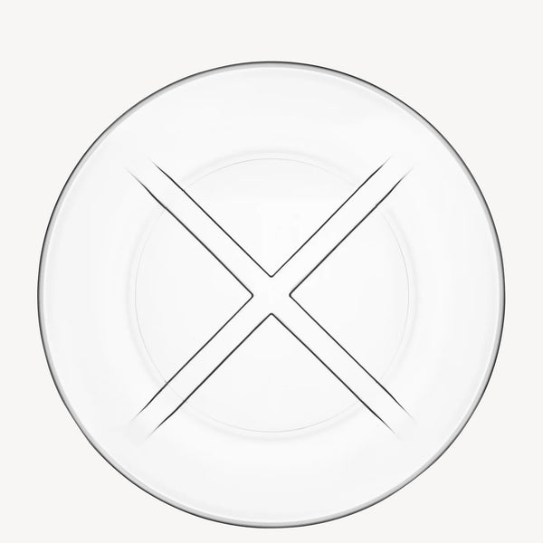 kosta boda Bruk Clear Salad Plate