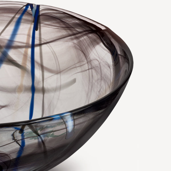 Kosta Boda Contrast Black Bowl Large