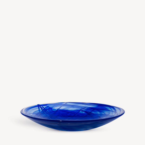 kosta boda Contrast Dish Blue/ Blue