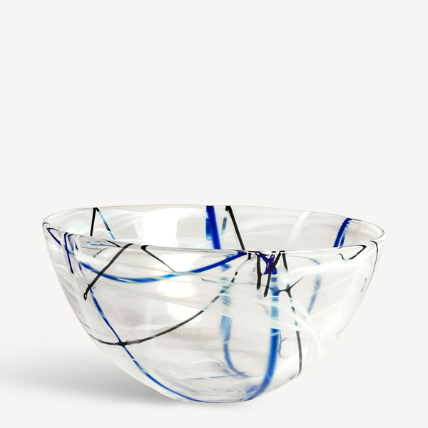 kosta boda Contrast White Bowl Medium
