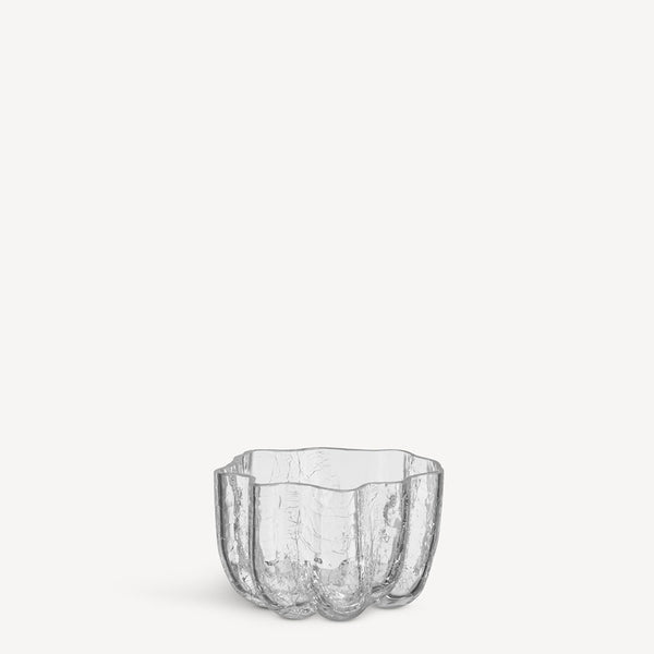 kosta boda Crackle Bowl/Votive Clear