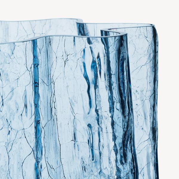 Kosta Boda Crackle Circular Vase XL